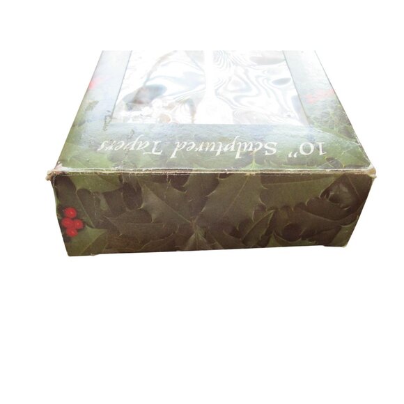 Vintage Sculptured Christmas  Angel Tapers Candles Robert Alan 10in A Pair GUC - Picture 13 of 16